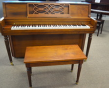 Kawai console piano, walnut